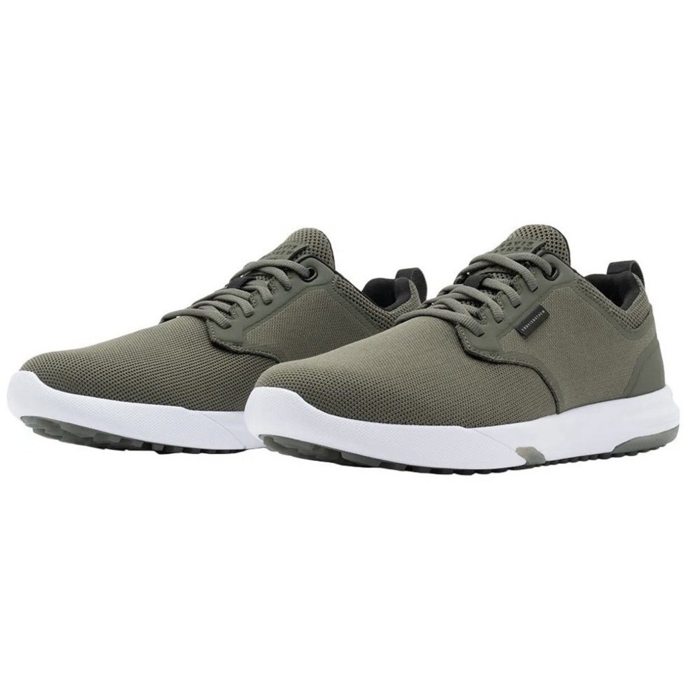 New $139 Travis Mathew Men 8 Daily Pro Hybrid Golf Shoes Olive Mesh Spikeless